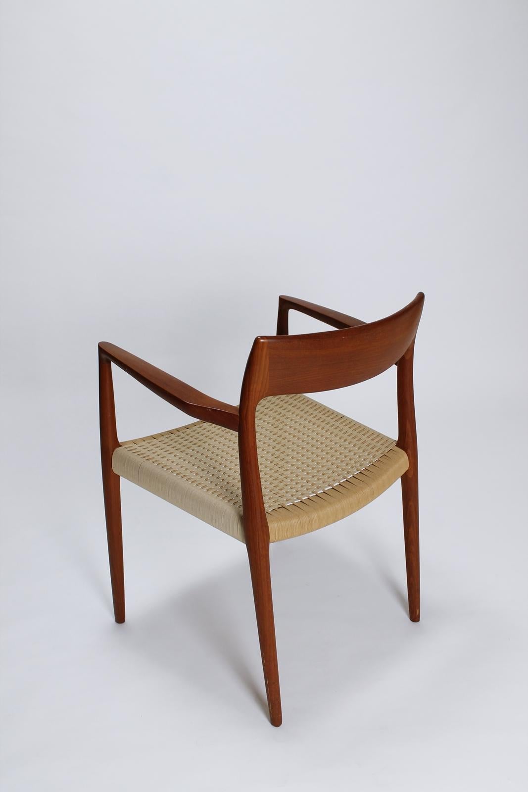 Danish Mod. 57 Teak Armchair by Niels Otto Möller for J. L Mollers, 1960s