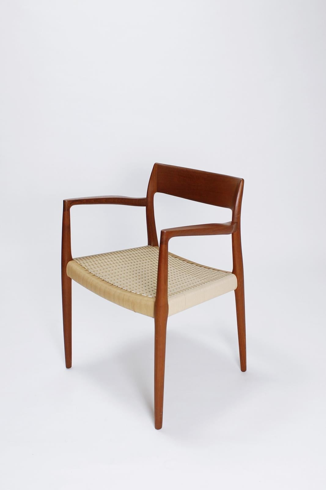 20th Century Mod. 57 Teak Armchair by Niels Otto Möller for J. L Mollers, 1960s