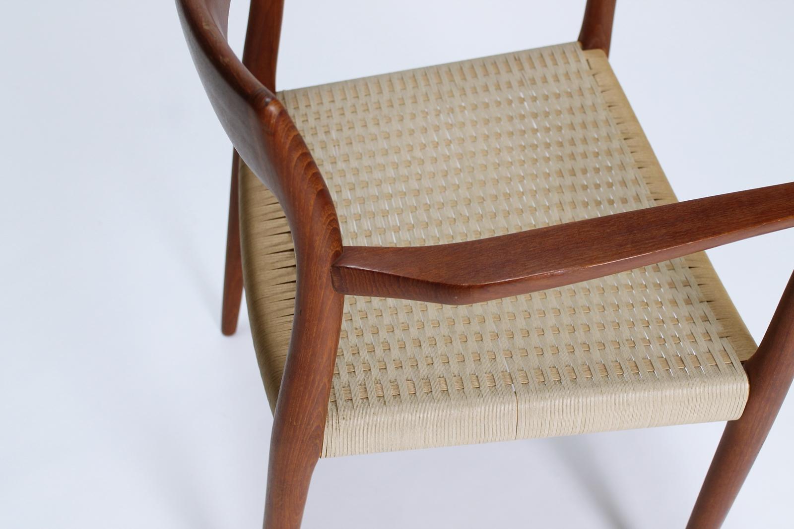 Mod. 57 Teak Armchair by Niels Otto Möller for J. L Mollers, 1960s 1