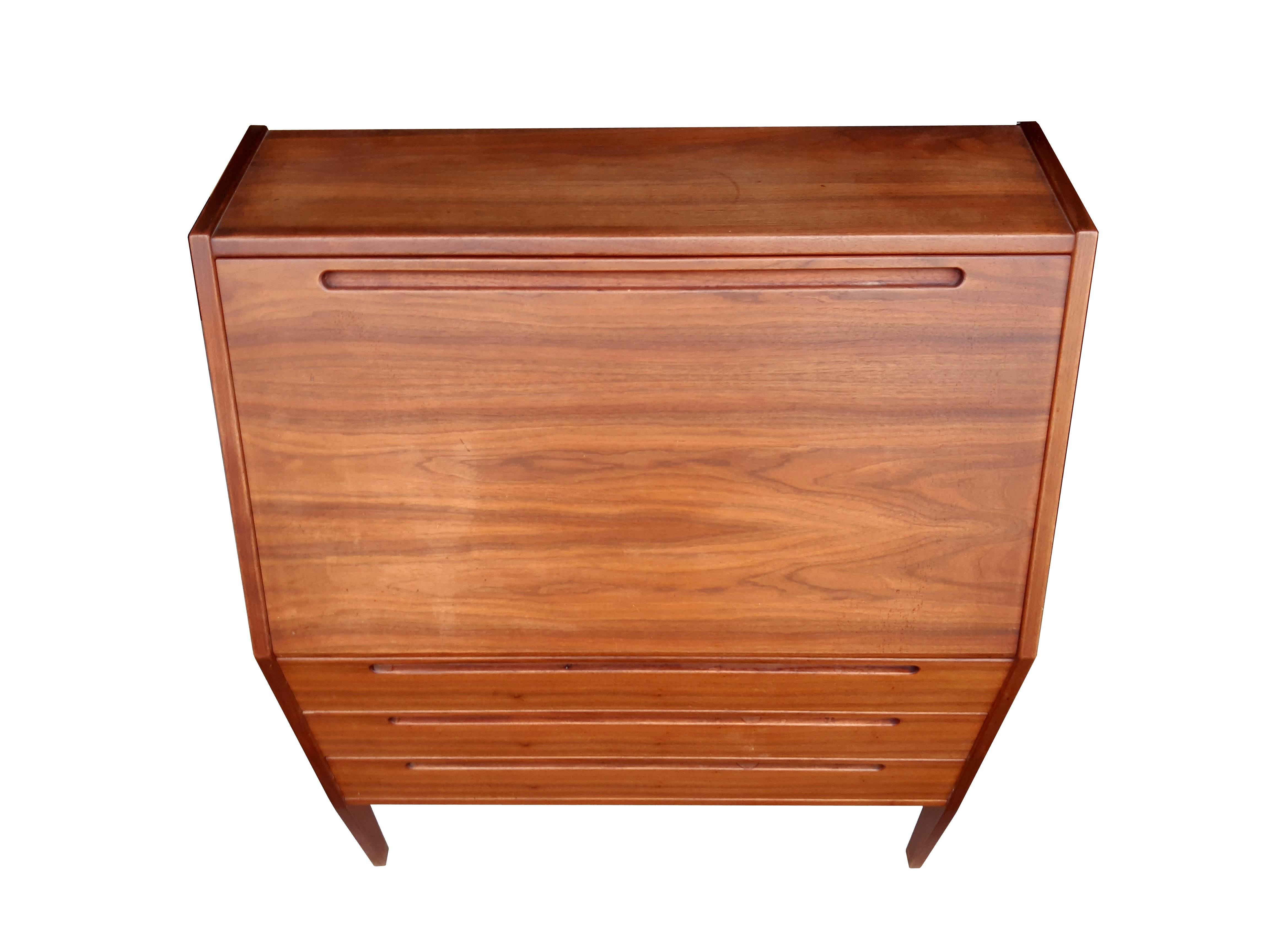 Danois Mod. 63 Sekretär Schreibtisch Teak Kai Kristiansen HNJ Møbel / Tørring Møbelfabr en vente