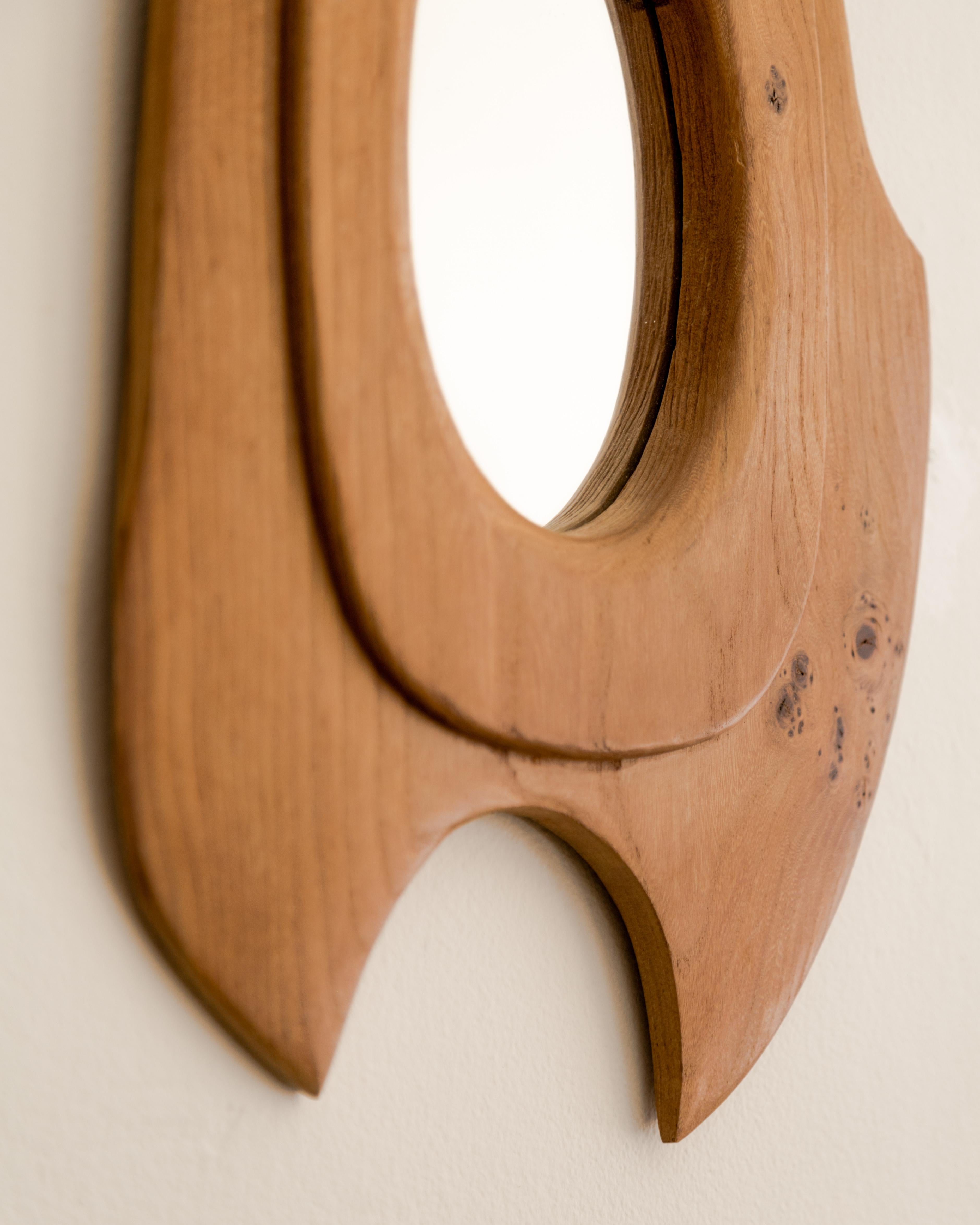 Mod Biomorphic Shaped Mirror In Good Condition For Sale In West Hollywood, CA