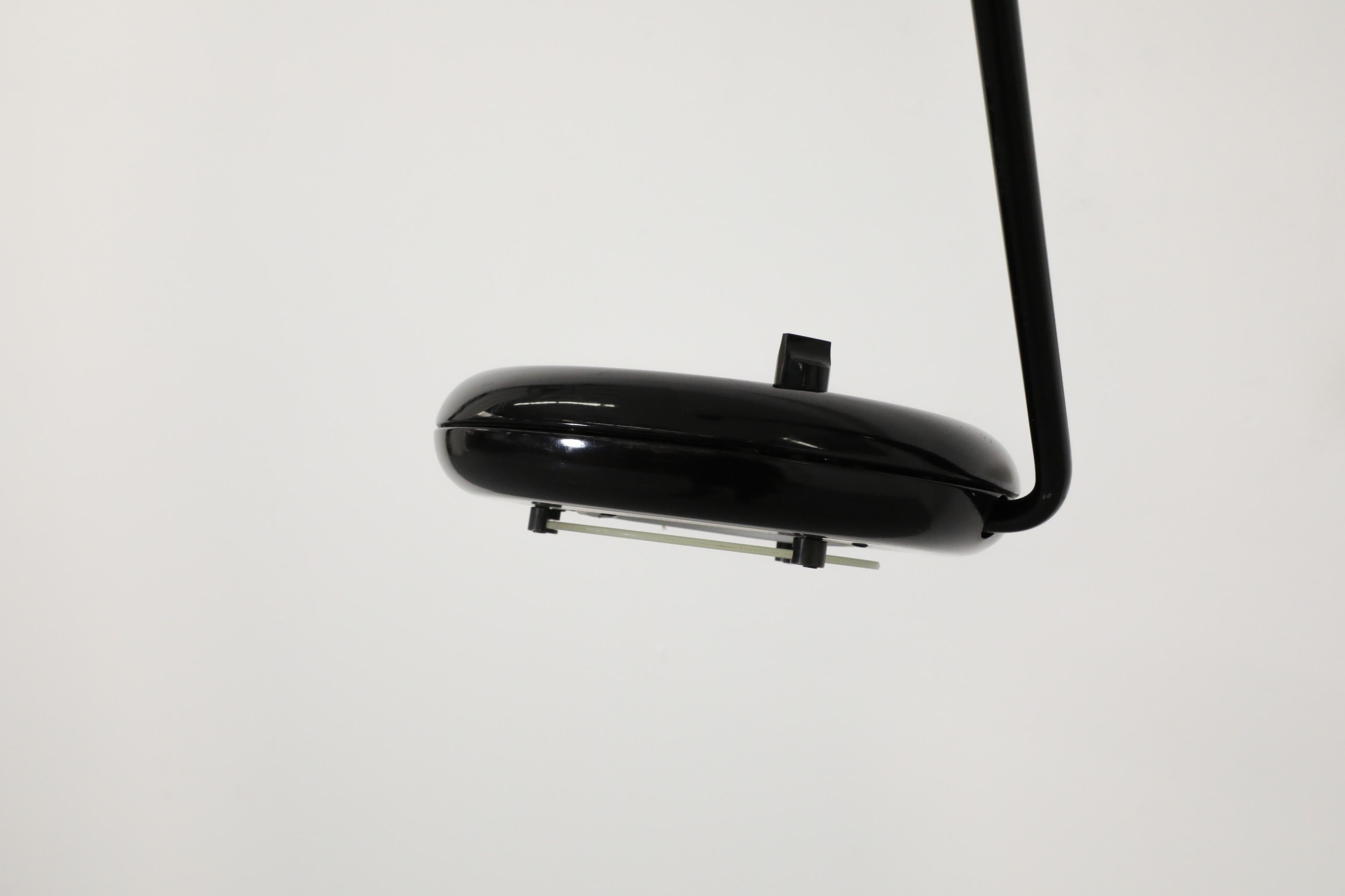 MOD Black Ceiling Lamp in the style of Tommaso Cimini for Lumina, 1984 For Sale 2