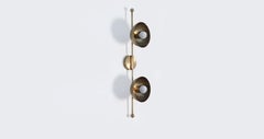 Mod Brass Dome Wall Sconce Two by Lamp Shaper
