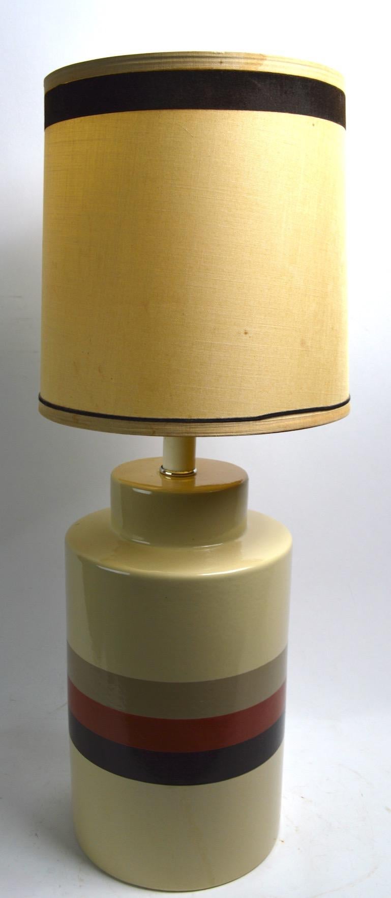 American Mod Ceramic Lamp by Philmar Sandel