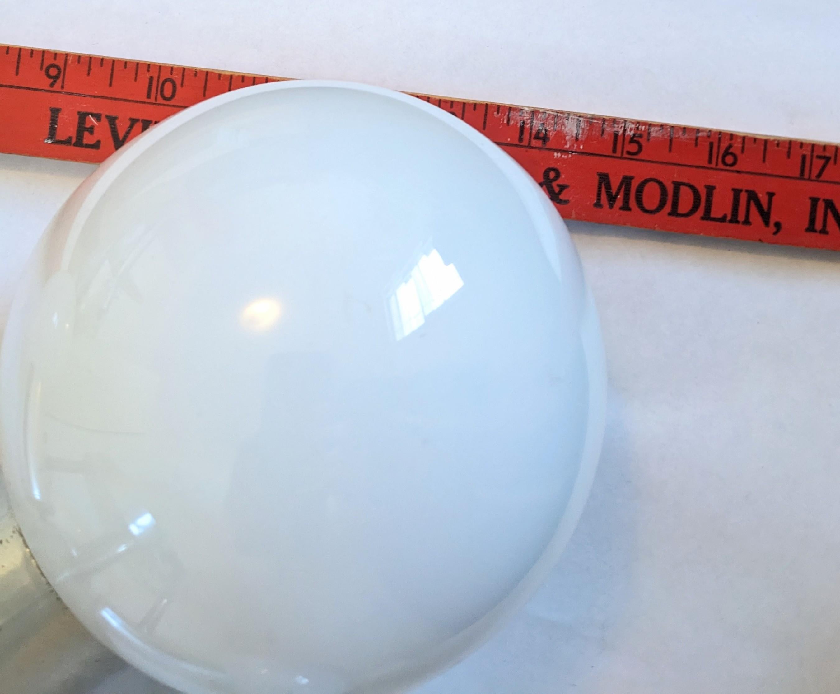 Mod Chrome Globe Ceiling Fixture For Sale 3