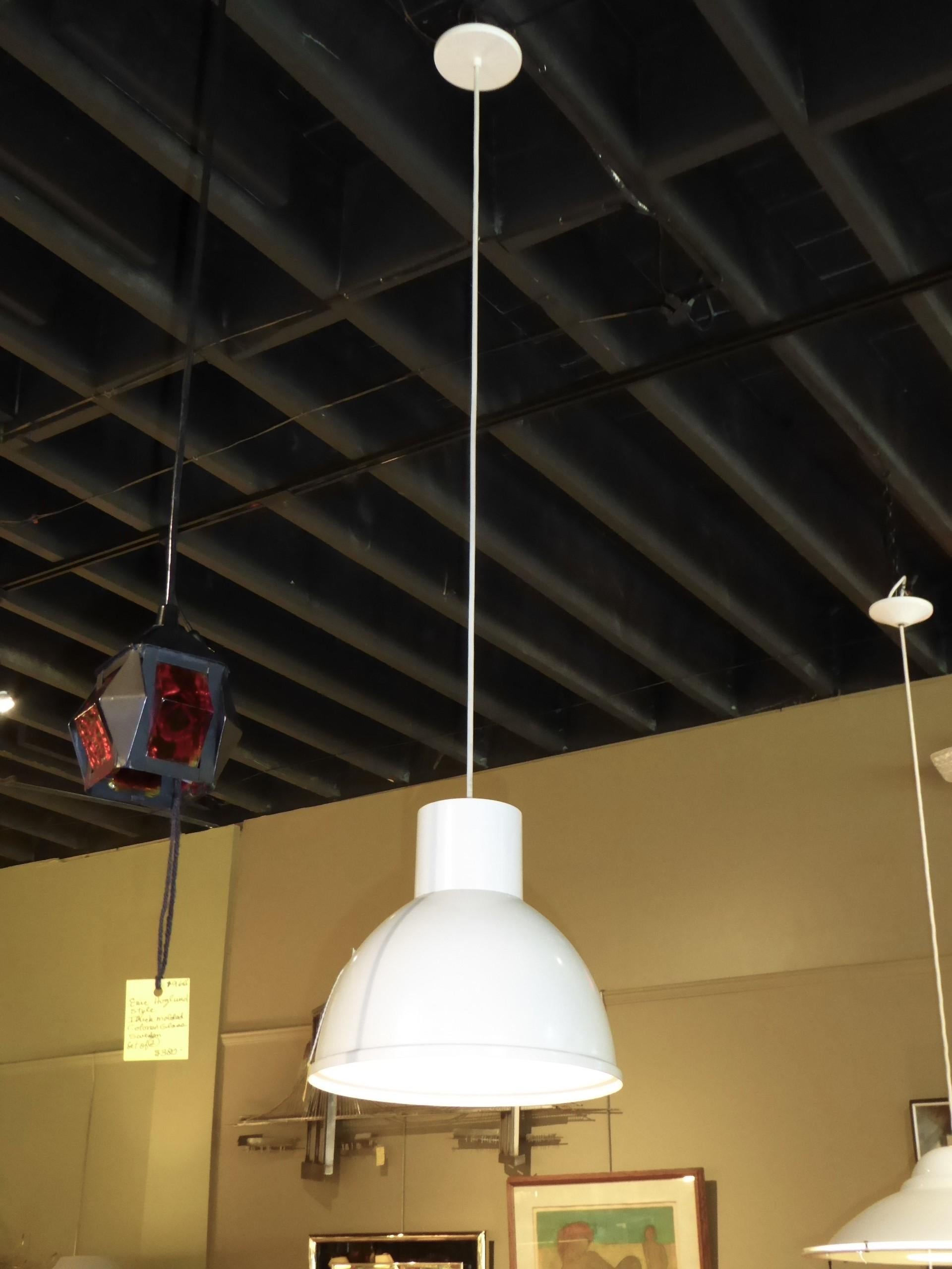 Danish Modern Pendant Poulsen Toldbod Style 1970s 2