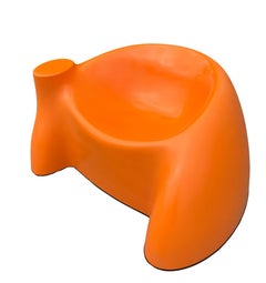 Mod Fiberglass "Castle Chair" Sculpture Lounge Chair by Wendell Castle