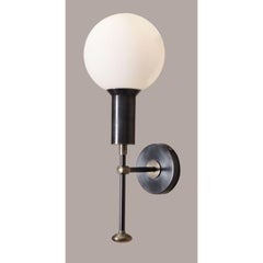 Mod Glass Globe Wall Sconce by Lamp Shaper