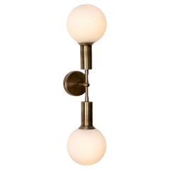 Mod Glass Globe Wall Sconce Two by Lamp Shaper