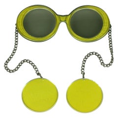 Vintage Mod Glasses and Earrings Combo