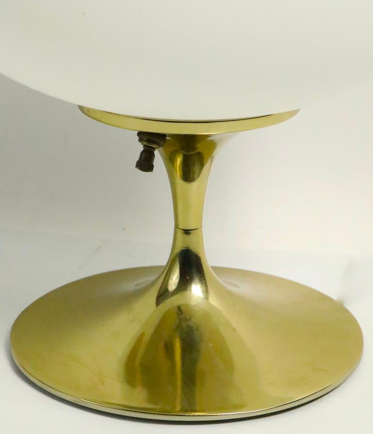 Mod Gold Base Table Lamp by Bill Curry 1