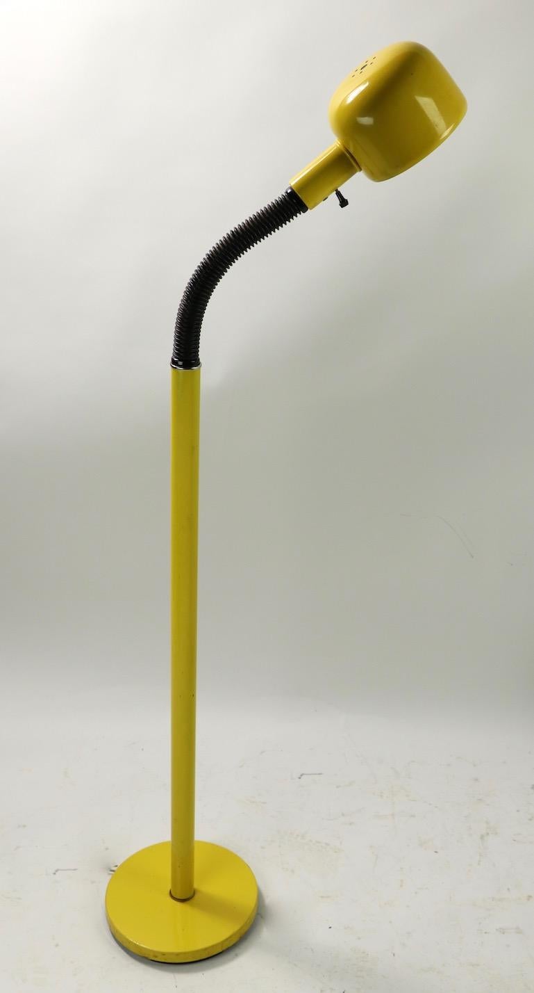 Mod Gooseneck Floor Lamp attributed to Lightolier 6