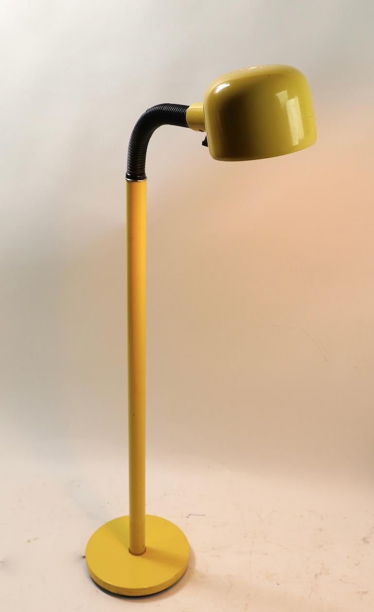 gooseneck floor lamp vintage
