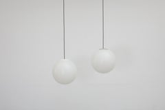 1970s Mid-Century Modern Acrylic Globe Pendant Light from Netherlands