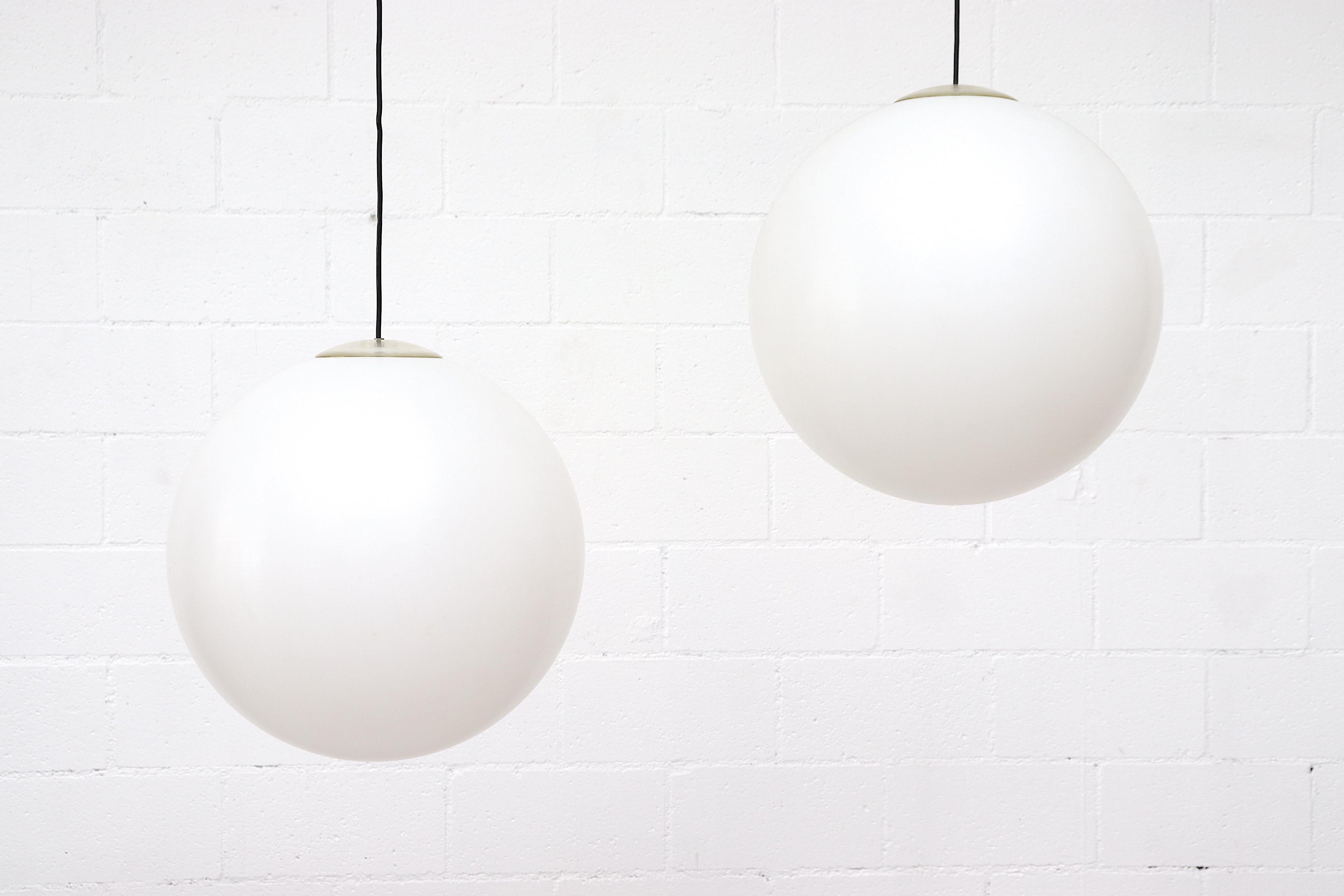 MOD Midcentury Extra Large Acrylic Globe Pendant Light at 1stDibs