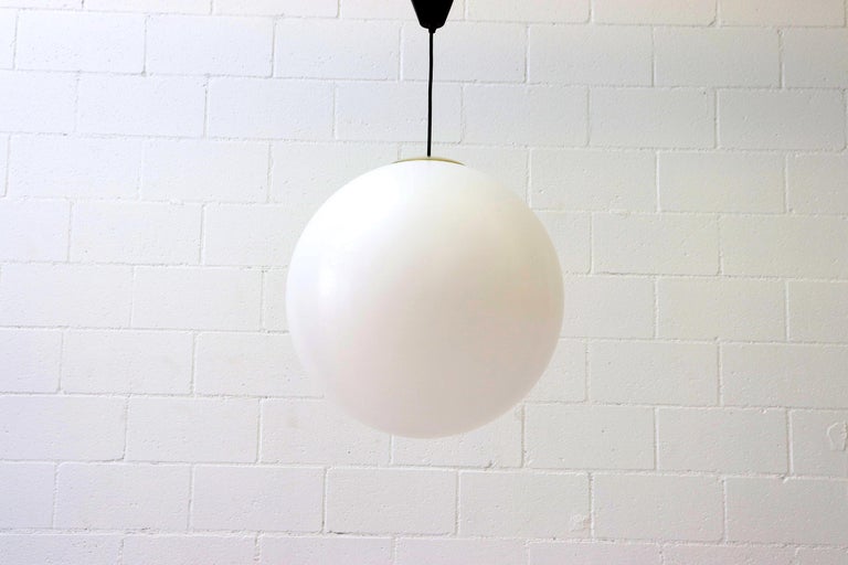MOD Midcentury Extra Large Acrylic Globe Pendant Light at 1stDibs