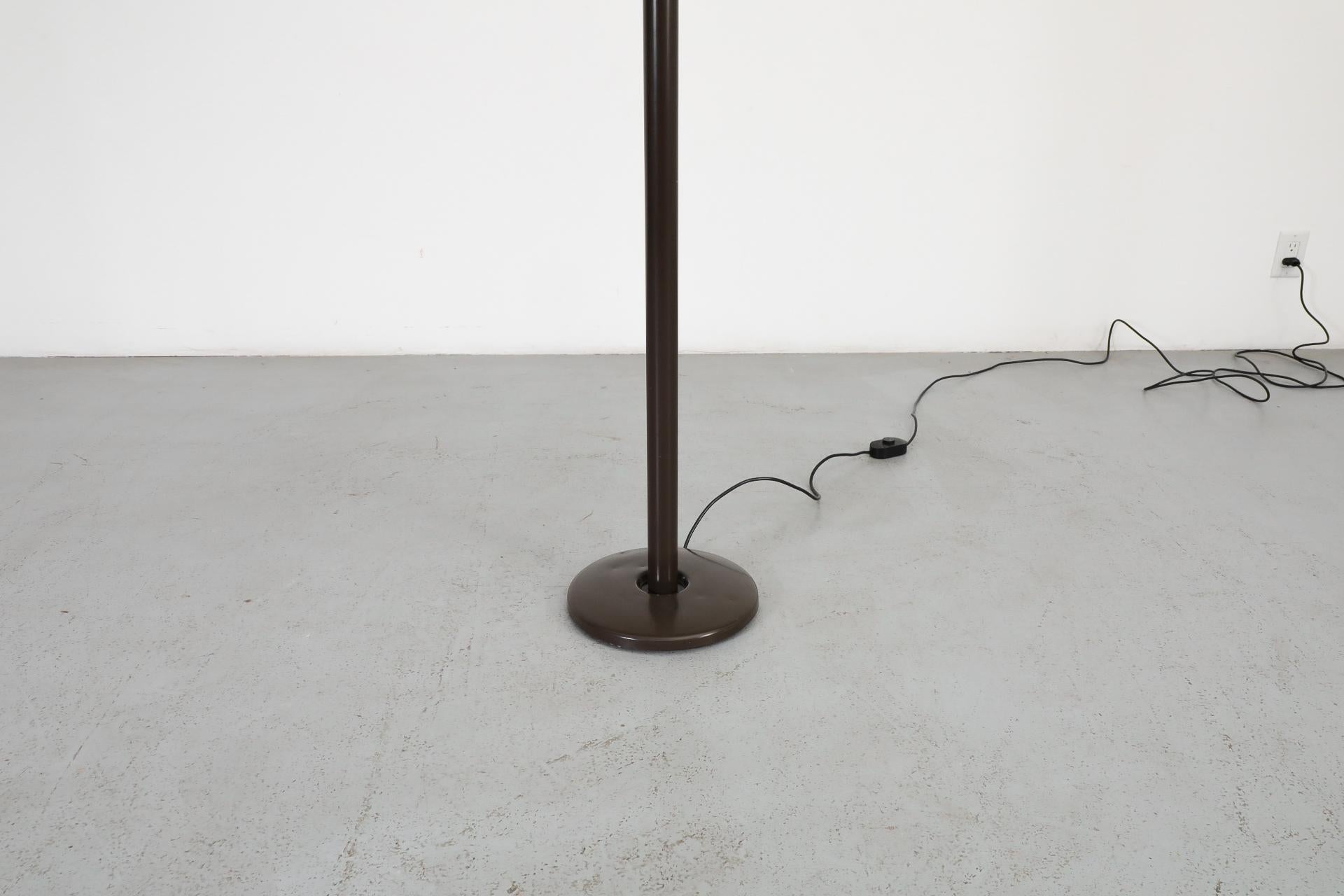 Dutch Mod Mid-Century Floor Lamp with Plexi Mushroom Shade by Dijkstra