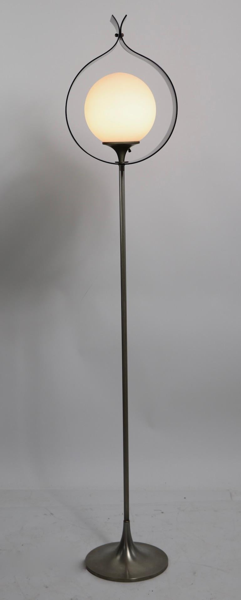 chrome floor lamp