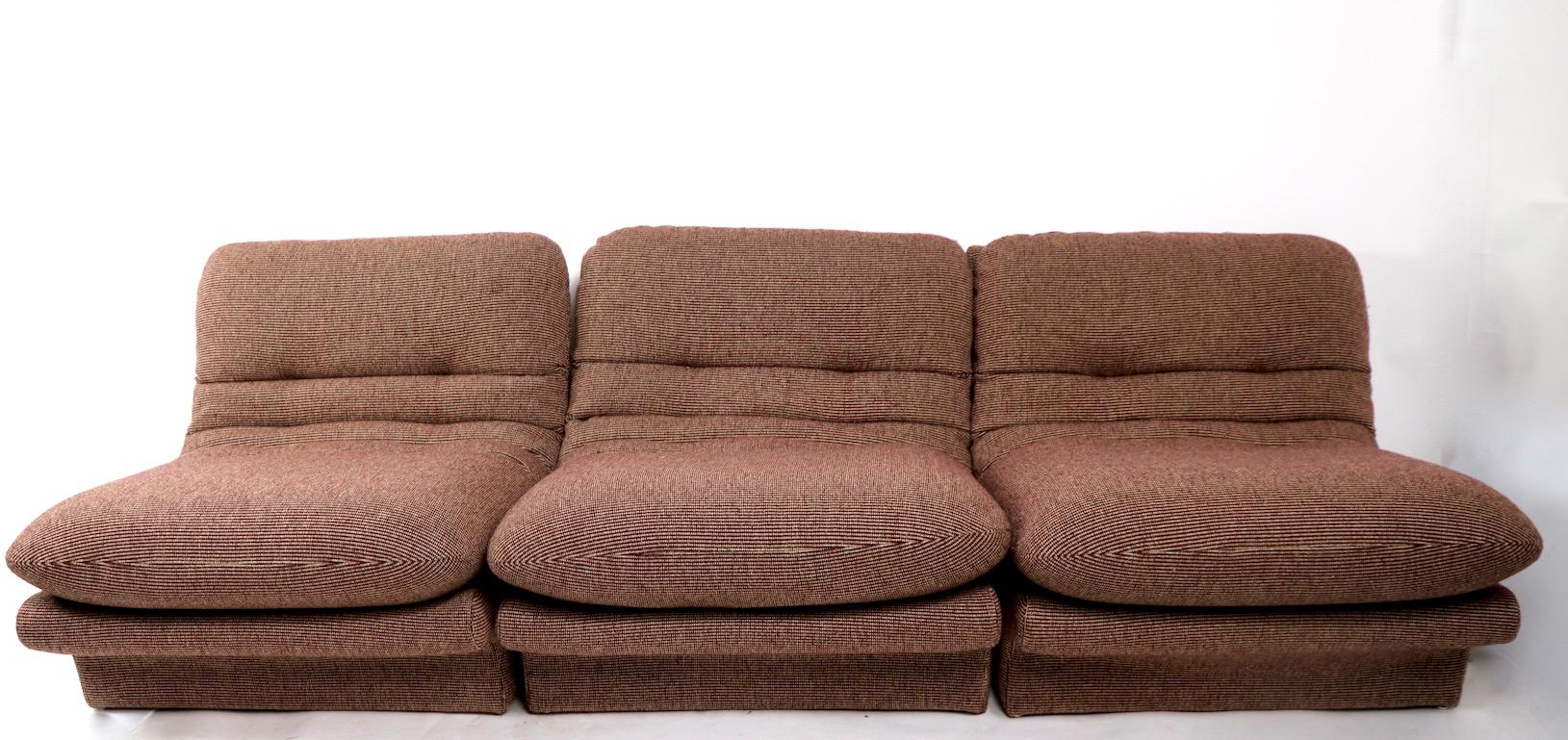 Mod Modular Sectional Sofa attributed to Milo Baughman 3