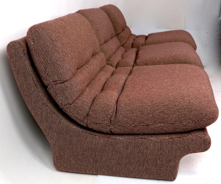 Mod Modular Sectional Sofa attributed to Milo Baughman 4
