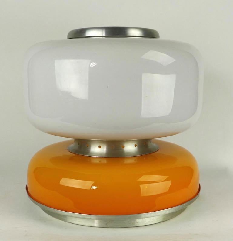 Post-Modern Mod Murano Glass Table Lamp Attributed to Carlo Nason for Mazzega