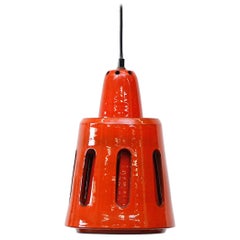 MOD Orange Glazed Ceramic Pendant Lamp