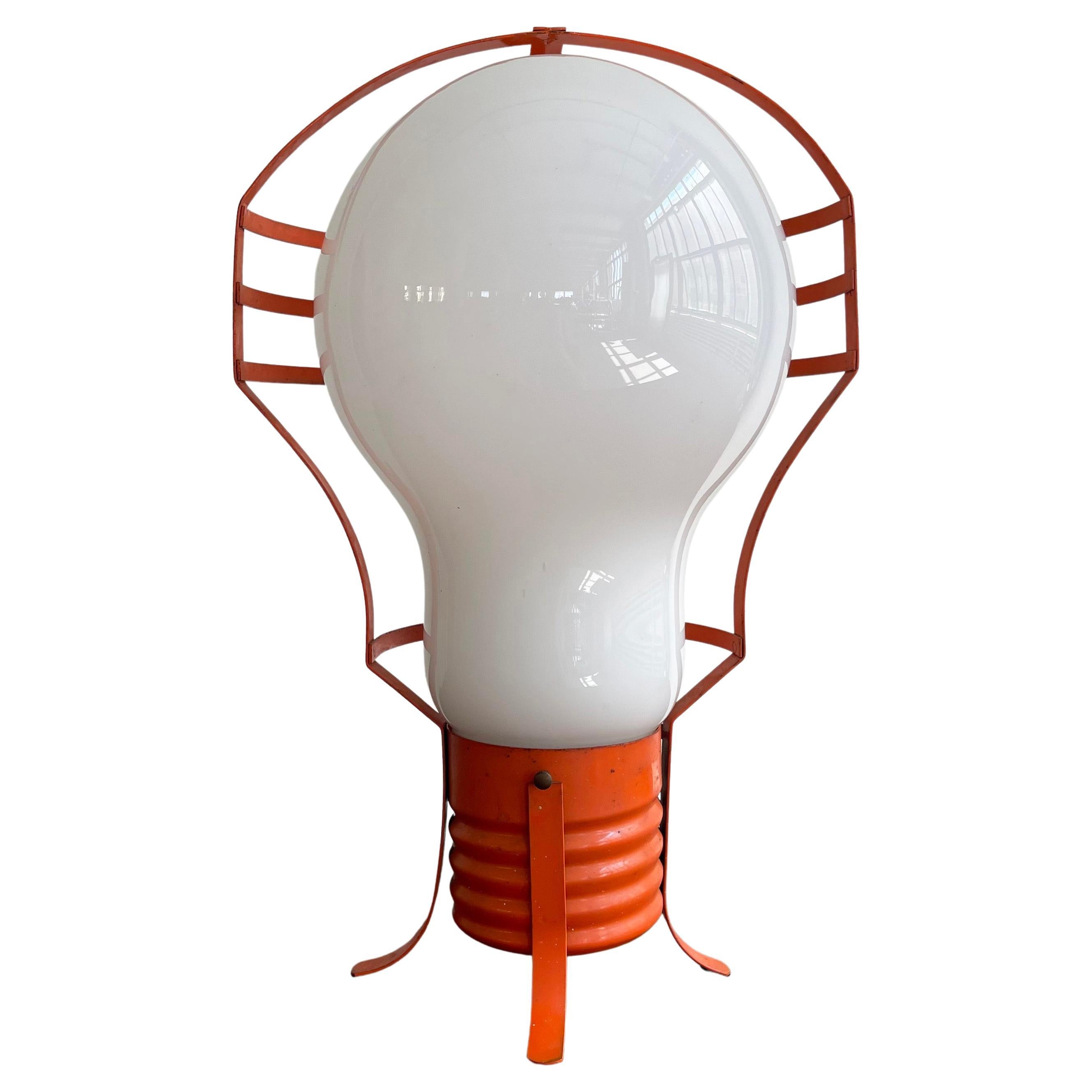 Mod Oversized Pop Art Bulb Table Lamp