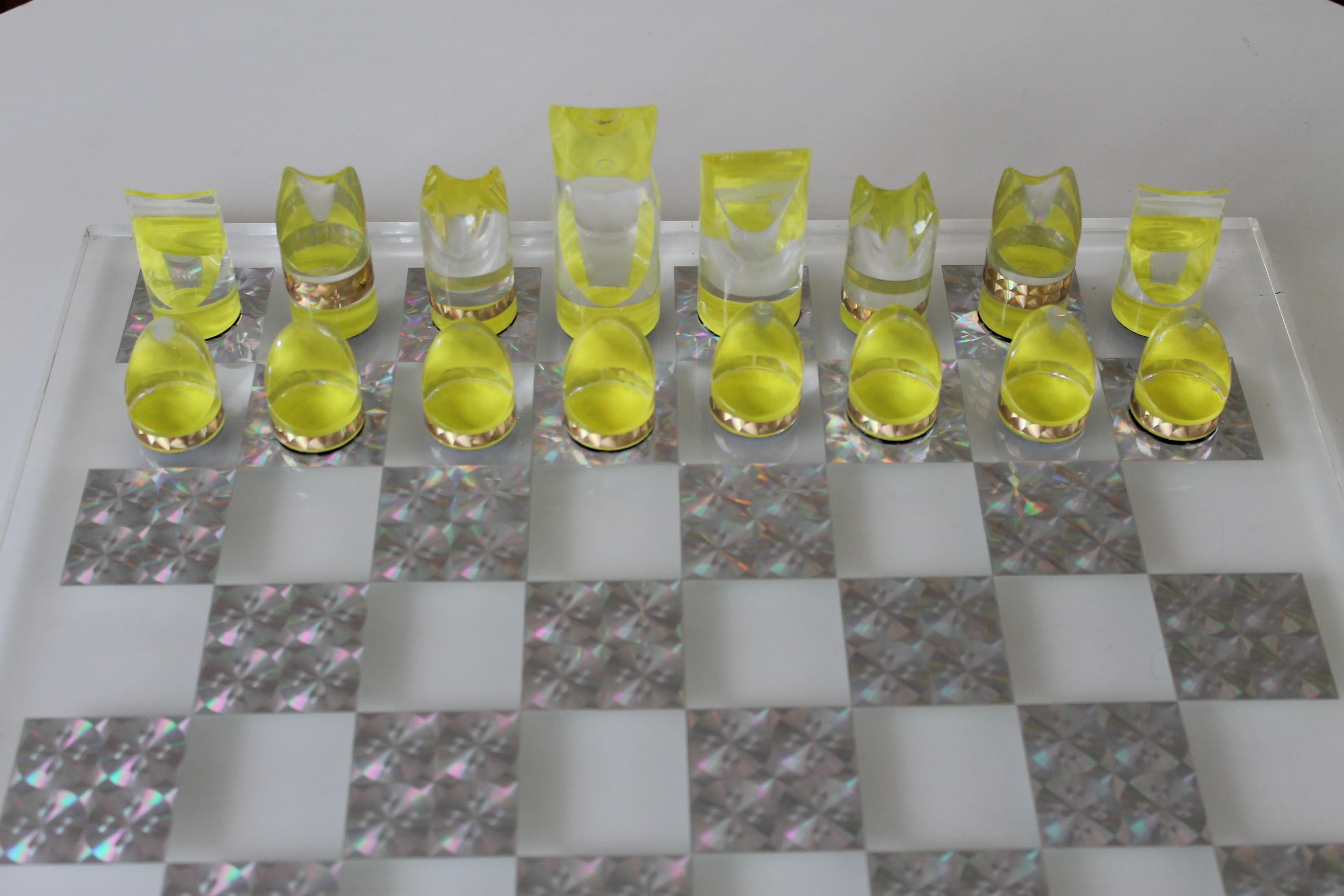 psychedelic chess board