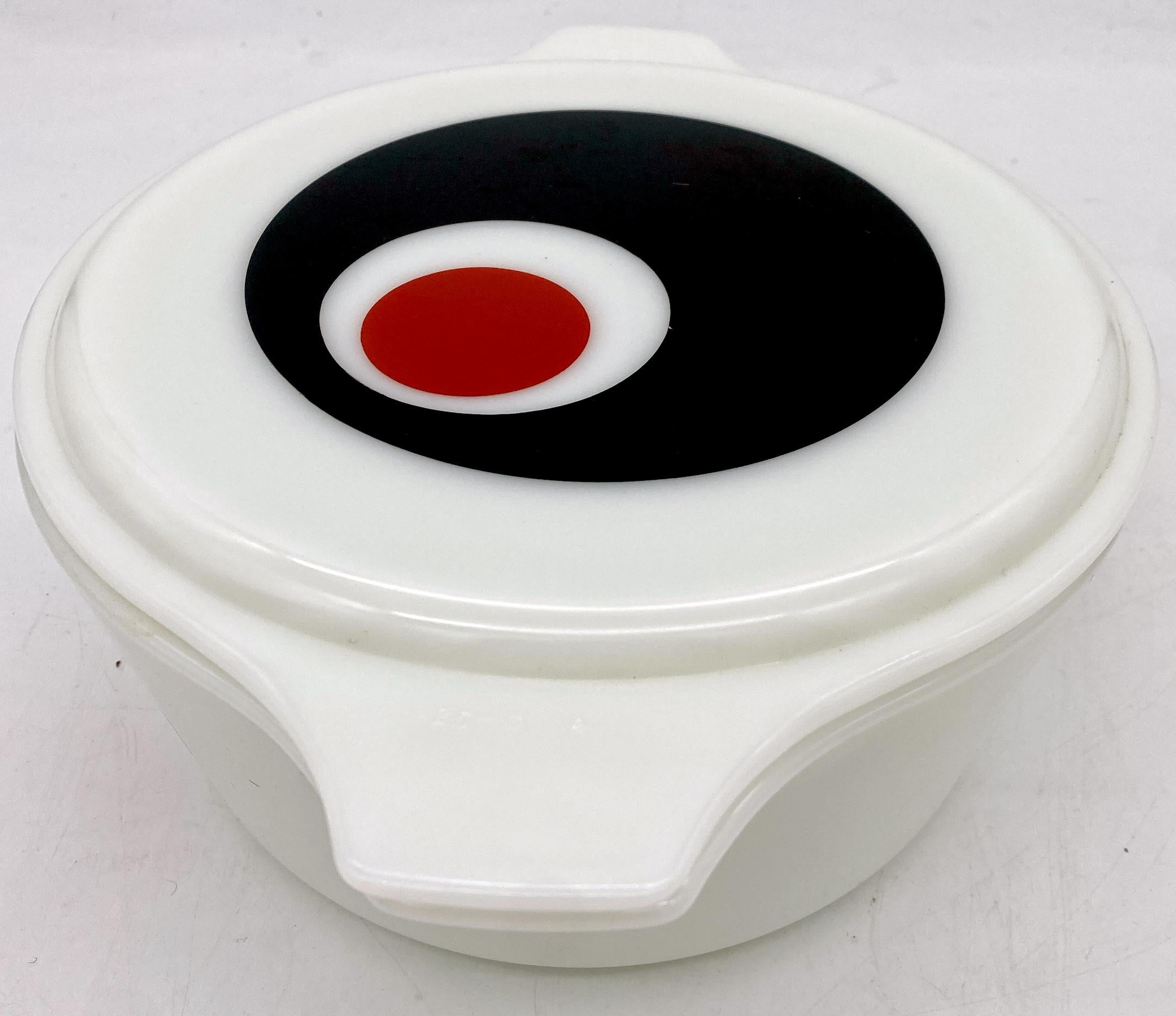 Soupière couverte Mod Pyrex Moon Deco #475, 1971, offre limitée Bon état - En vente à West Palm Beach, FL