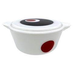 Sopera con tapa Mod Pyrex Moon Deco #475, 1971, oferta limitada