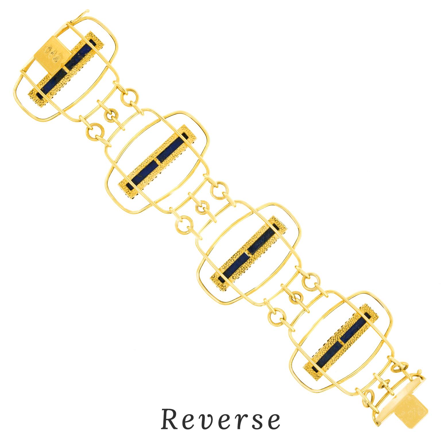 Bracelet en or Mod Sixties en vente 4