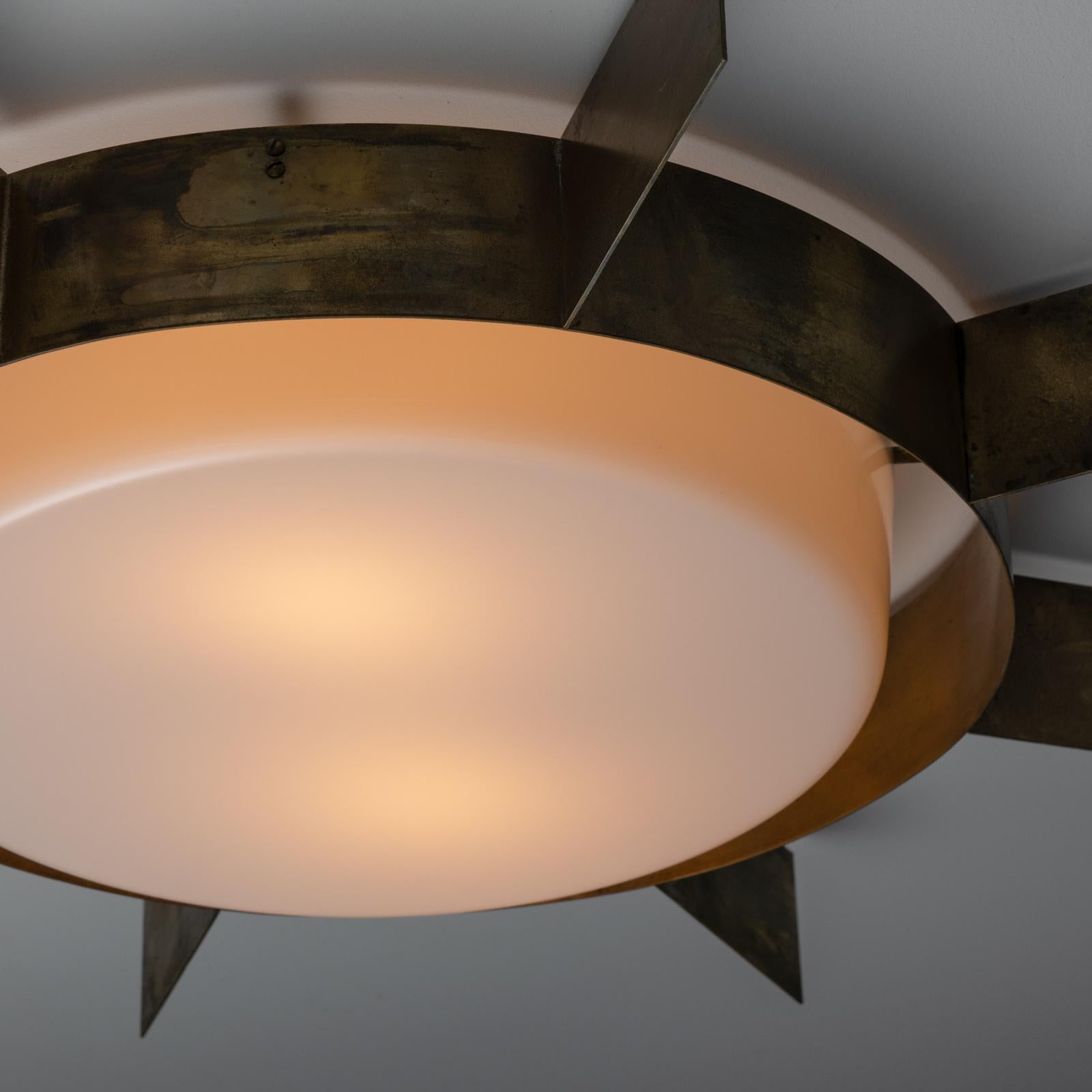 Mid-20th Century Single 'Sole' Flush Mount by Gio Ponti for Arredoluce For Sale