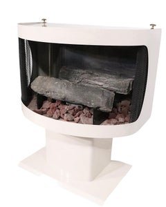 Chimenea «Mod Space Age Metal» de Mastercraft Metal Inc.