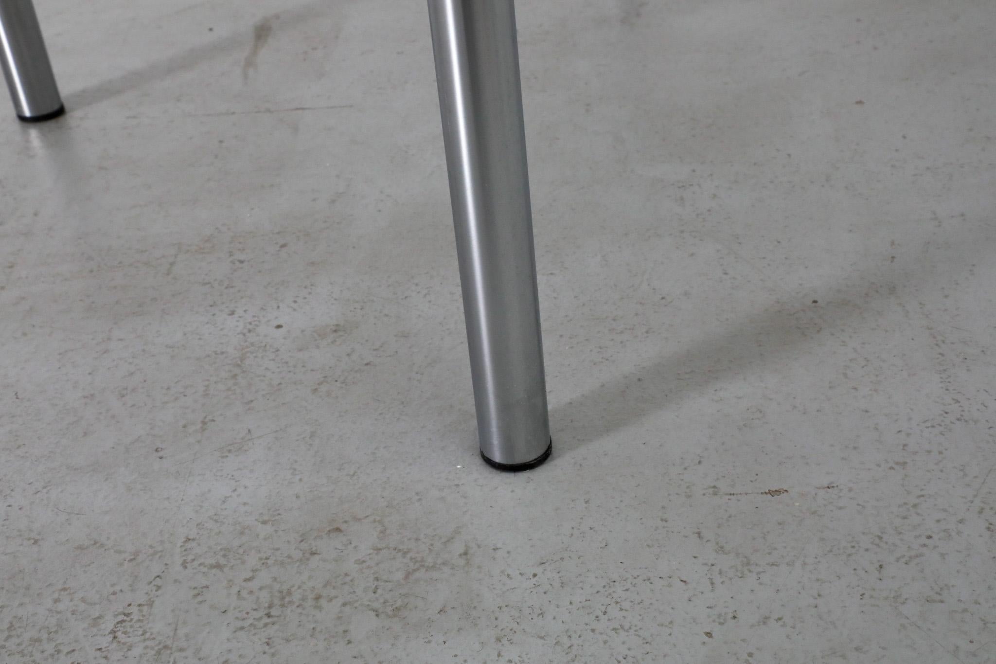 Table de salle à manger, de jeu ou de centre MOD Square à plateau en marbre en vente 10