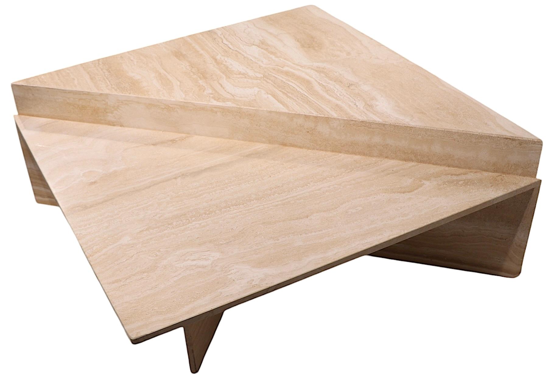 Table basse Up & Up & Up Mod fabriquée en Italie vers 1970 en vente 6