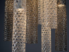 Mod Tube 14 Kronleuchter aus geblasenem Glas für Esszimmer oder Küche von Shakuff