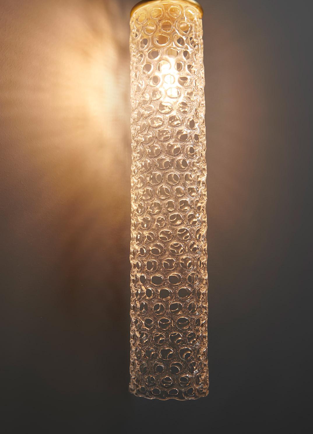 Saber-Wandleuchter aus mundgeblasenem Glas von Shakuff (amerikanisch) im Angebot