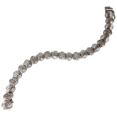 Bracelet « tennis » Mod Watermelon Link, diamants de 1,00 carat, or 14 carats*