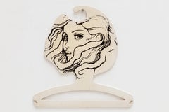 Mod Women Black and White 60s Portret West German Clothes Hangers