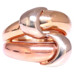 Mod Wrap Love Crest Ring 18kt Gold 12543*