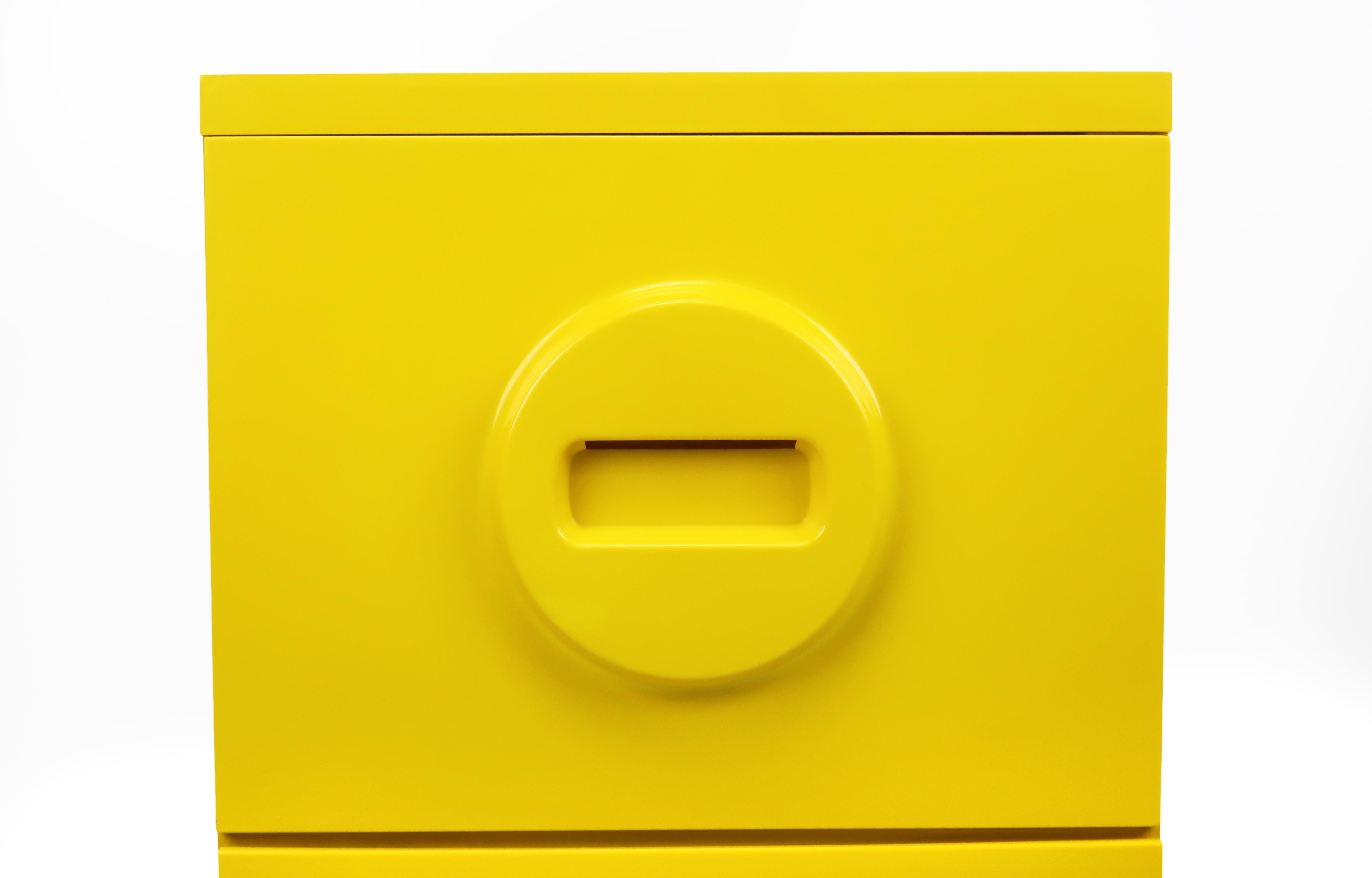 Mod Yellow Plastic AkroMils Filing For Sale at 1stDibs