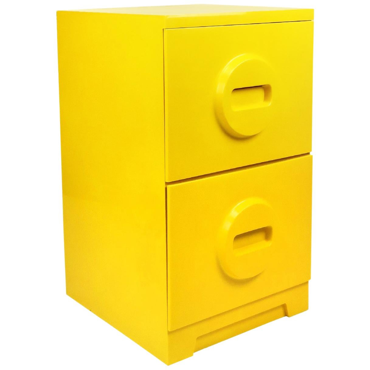 Mod Yellow Plastic AkroMils Filing For Sale at 1stDibs