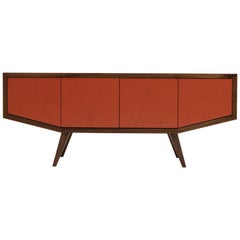 Modca - Vintage-style American walnut buffet