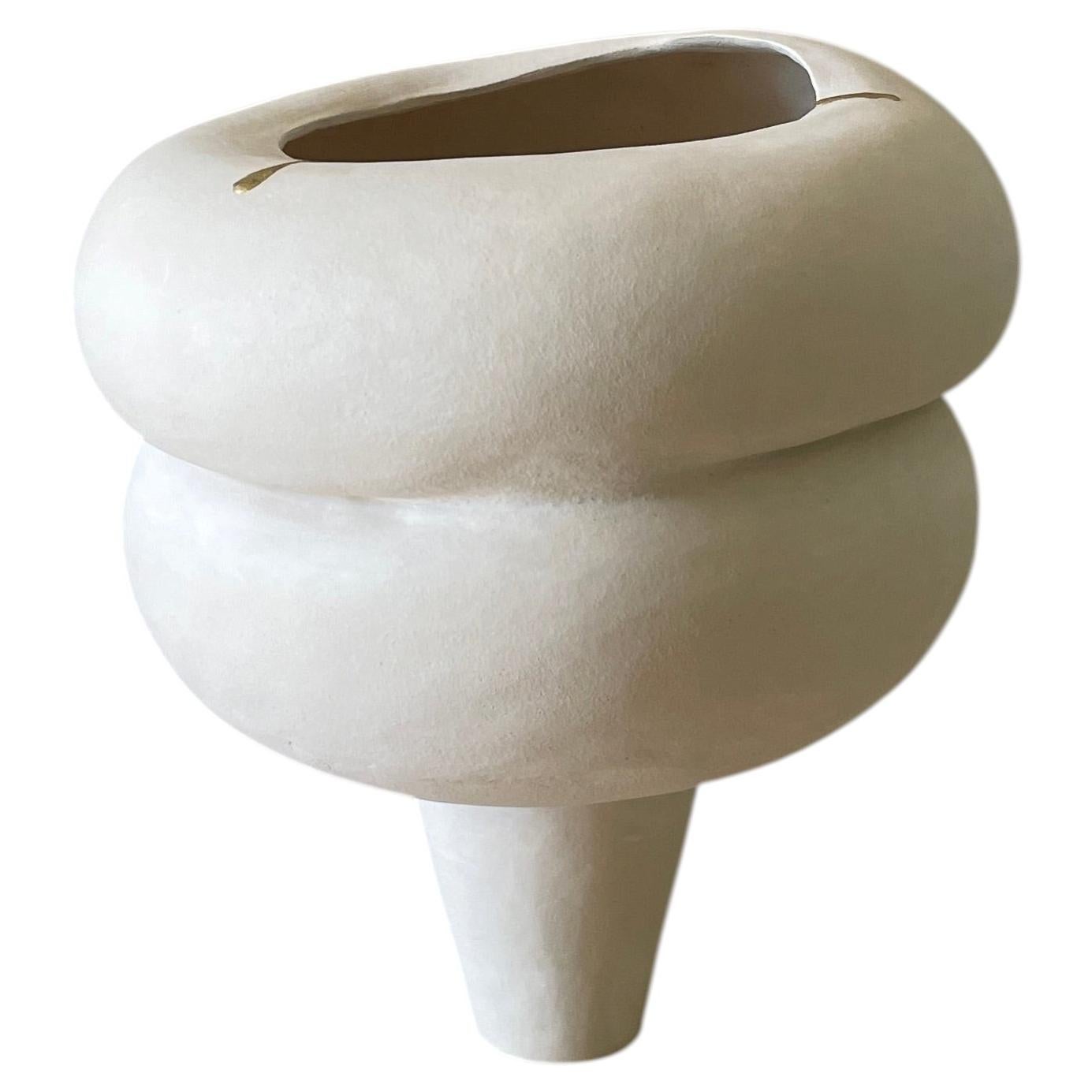 Modder Breaking Patterns Ceramic Sculpture by Françoise Jeffrey