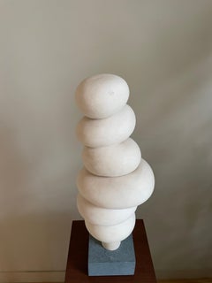 Modder Observing Ceramic Sculpture by Françoise Jeffrey