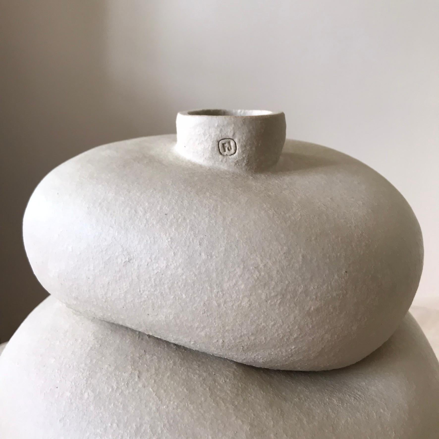 Modder Patience Ceramic Sculpture by Françoise Jeffrey For Sale 1