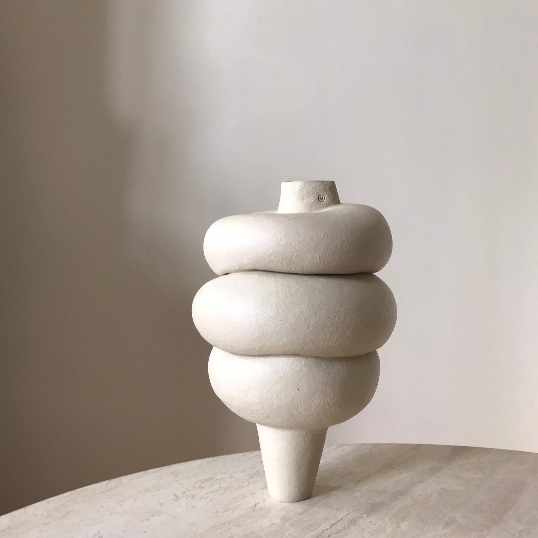 Post-Modern Modder You Rule Ceramic Sculpture by Françoise Jeffrey For Sale