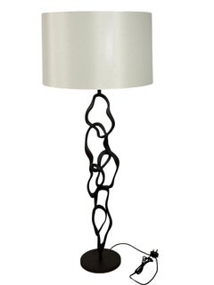 Mode Floor Lamp by Pagani for Baker Furniture, Bronze & Fabric