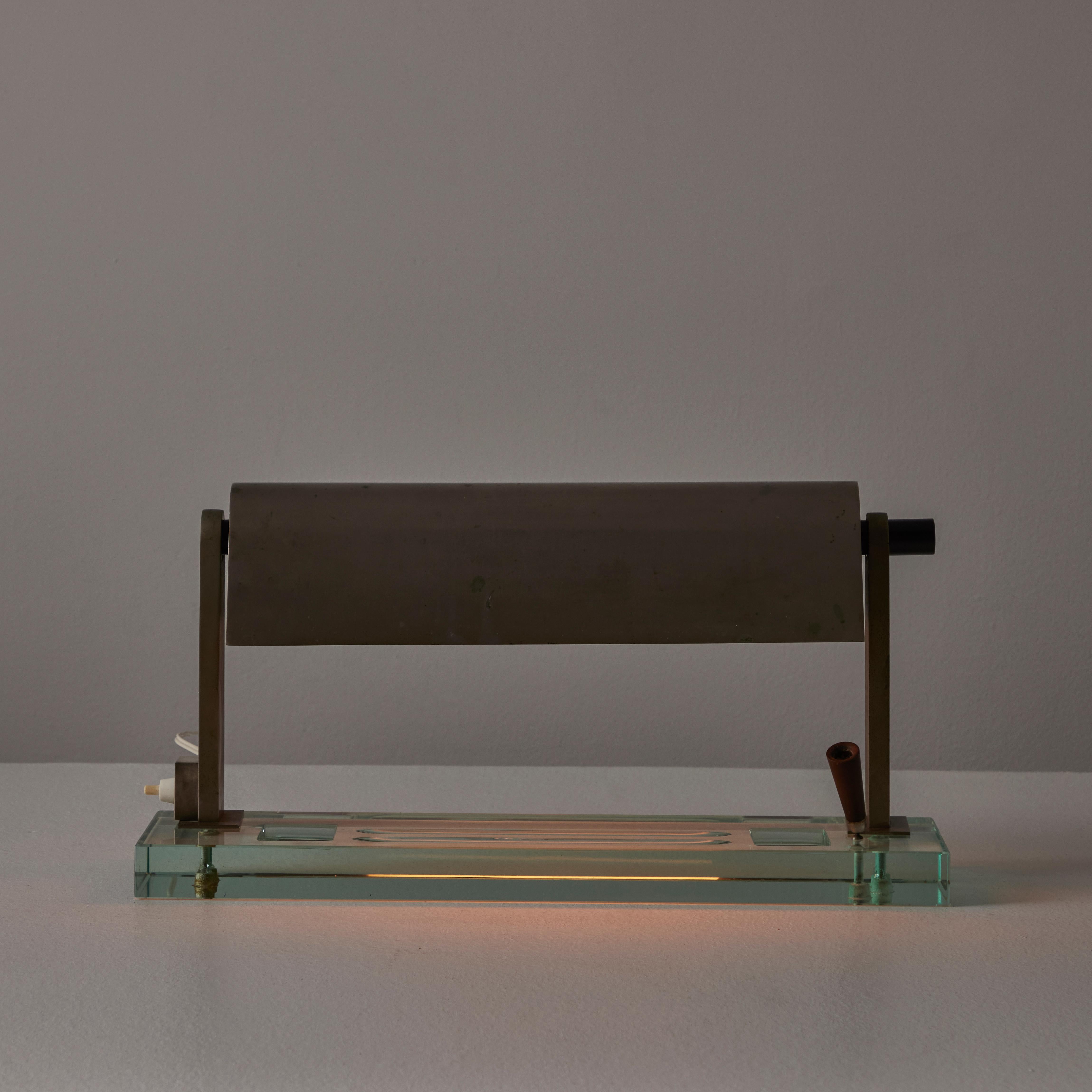 Italian Model 0408 Table Lamp by Fontana Arte For Sale