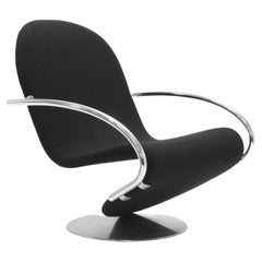 Model 1-2-3 Swivel Lounge Armchair by Verner Panton for Fritz Hansen